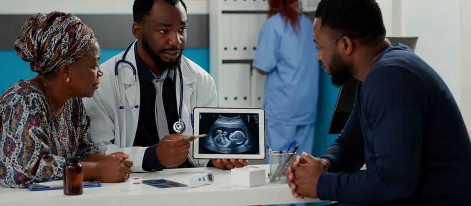 Illustration representing imaging and ultrasound services